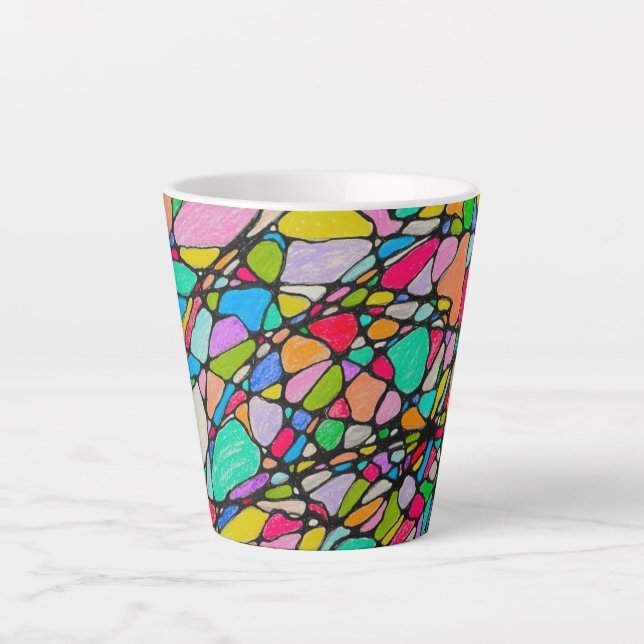 Mosaic Latte Mug (Front)