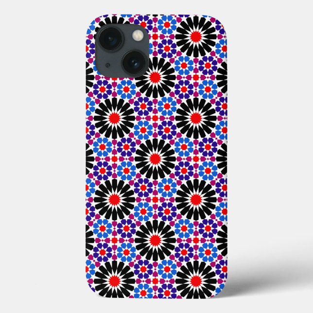 Mosaic Legacy: Andalusian Moroccan Zellige Art Case-Mate iPhone Case (Back)