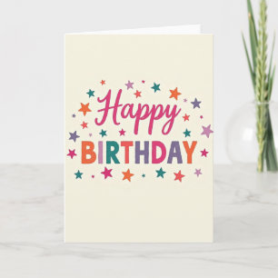 Mosaic Letter Birthday Card