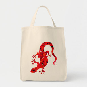 Mosaic Lizard Fantasy Tote Bag
