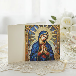 Mosaic Madonna Invitation