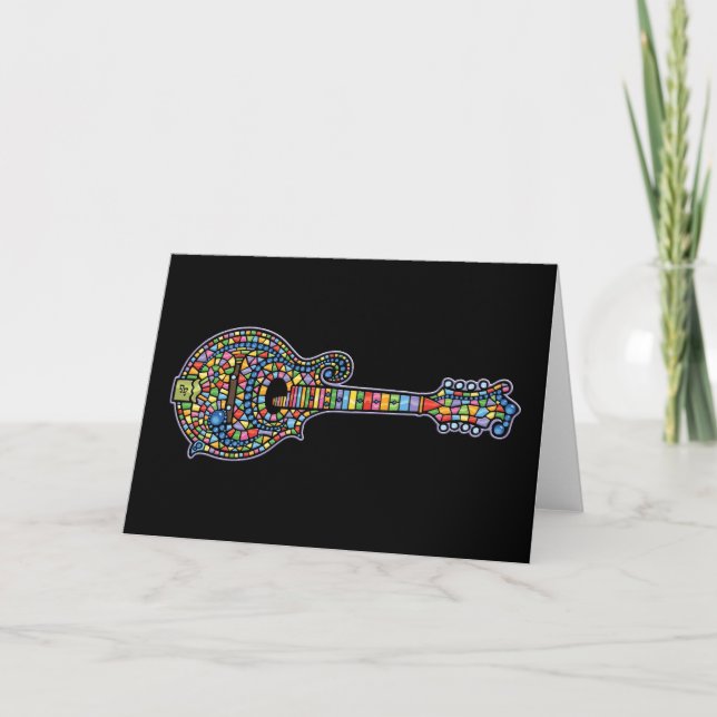 Mosaic Mandolin Card (Front)