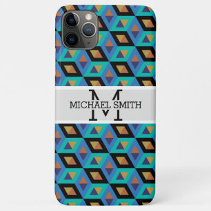 Mosaic Modern Monogram #11 iPhone 11 Pro Max Case