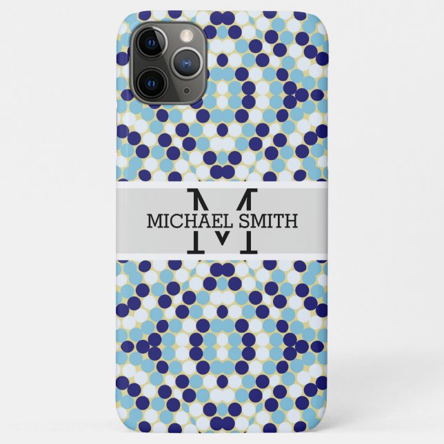 Mosaic Modern Monogram #18 Case-Mate iPhone Case (Back)