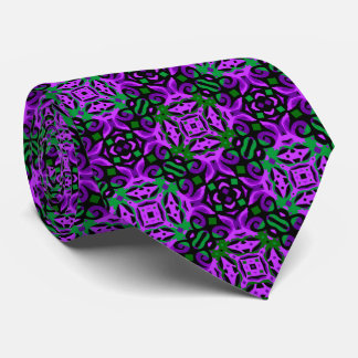 Mosaic neck tie