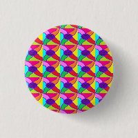 Mosaic of big bright colour art coaster