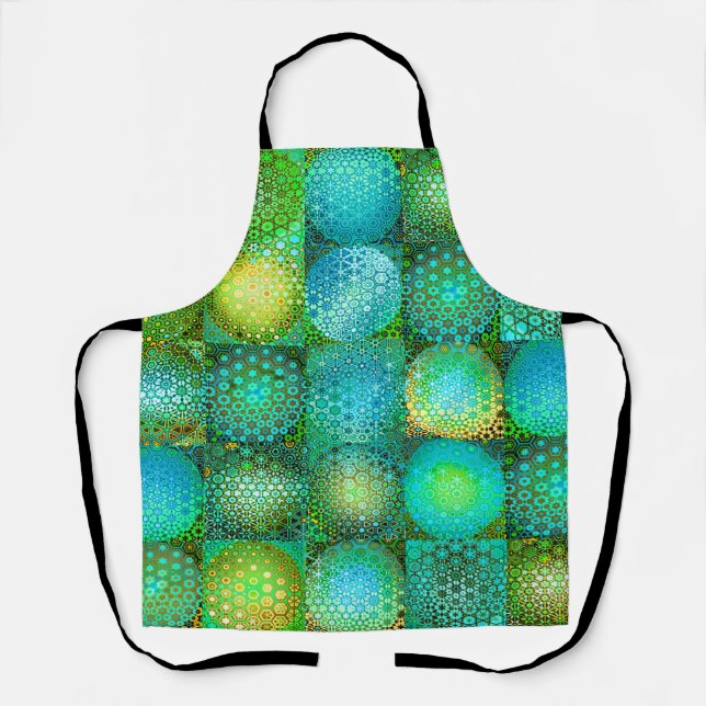 Mosaic of Cirular Shapes Apron (Front)
