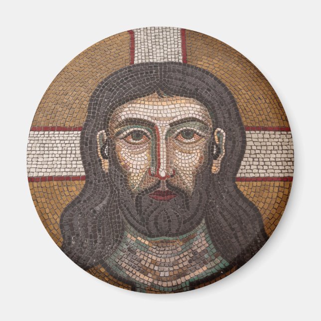 Mosaic Of Jesus Magnet (Front)