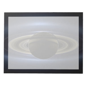 Mosaic Of The Saturn System Backlit By The Sun. Notepad