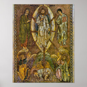 Mosaic of the Transfiguration Orthodox Icon Print