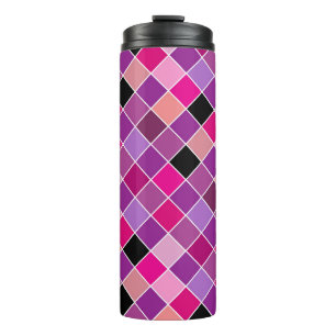 Mosaic on glass 10 thermal tumbler