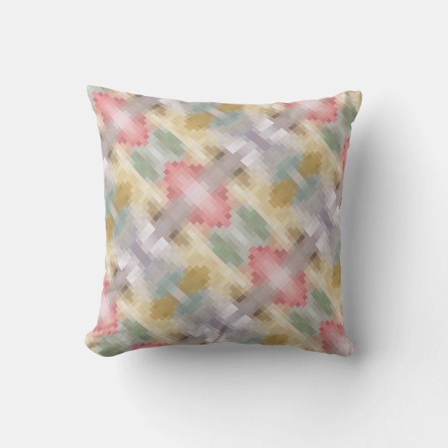 Mosaic ornament throw pillow (Front)