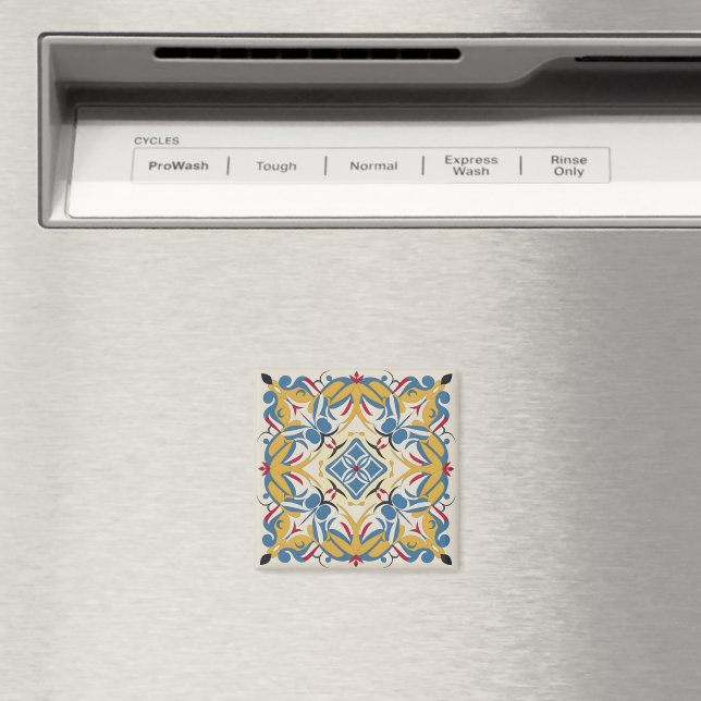 mosaic pale. mandala magnet (In Situ (Dishwasher))