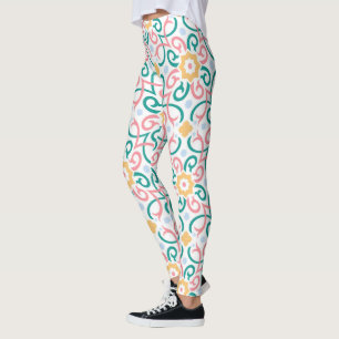 Mosaic/pastel/spring  leggings