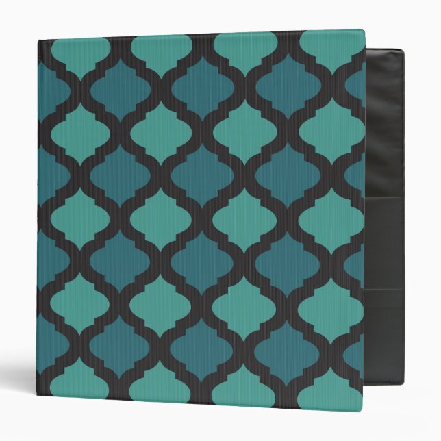 Mosaic pattern in arab style binder (Front/Inside)