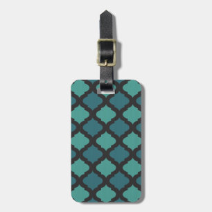 Mosaic pattern in arab style luggage tag