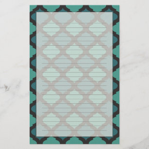 Mosaic pattern in arab style stationery