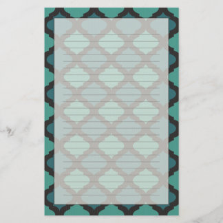 Mosaic pattern in arab style stationery