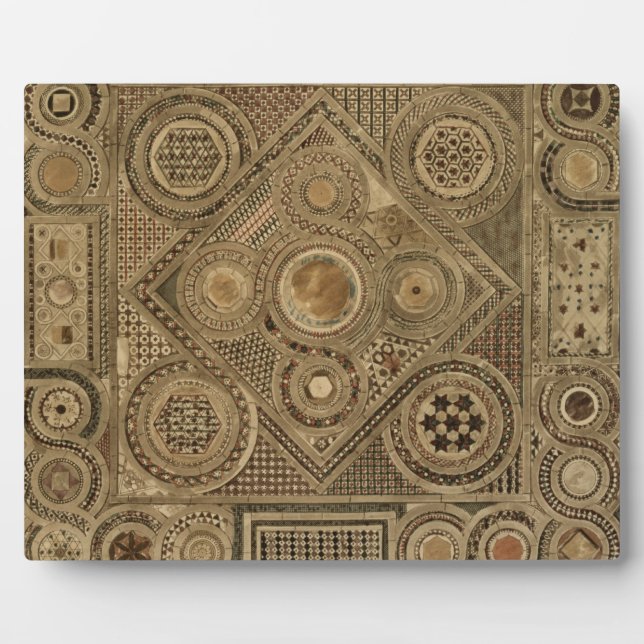 Mosaic Pavement Before the Altar, plate A from 'We Plaque (Front)