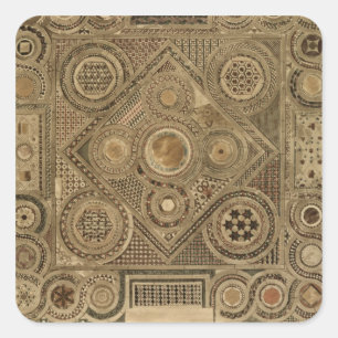 Mosaic Pavement Before the Altar, plate A from 'We Square Sticker