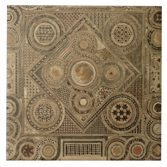 Mosaic Pavement Before the Altar, plate A from 'We Tile (Front)