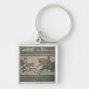 Mosaic pavement from the Roman villa at Low Keychain
