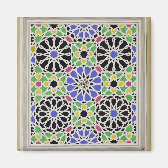 Mosaic pavement in the dressing room of the Sultan Magnet (Front)