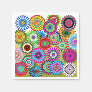 Mosaic Pinwheels Napkin