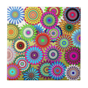 Mosaic Pinwheels Tile