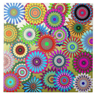 Mosaic Pinwheels Tile