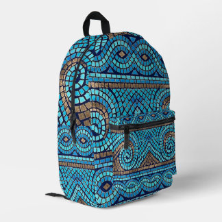 Mosaic Printed Backpack