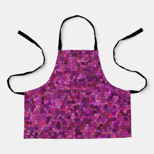 Mosaic Purple Pink  Apron