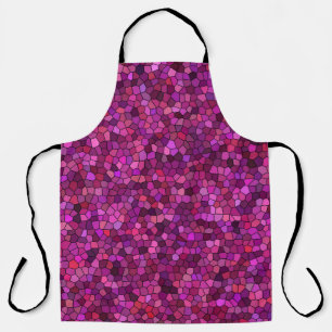 Mosaic Purple Pink  Apron