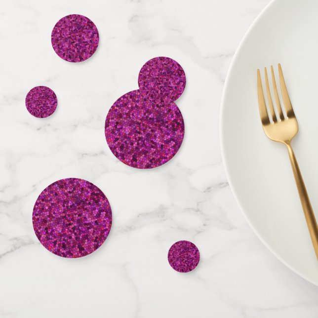 Mosaic Purple Pink  Confetti (Group)