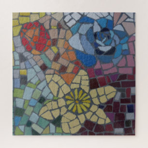 Mosaic Puzzle : Fleurs colorées hollandaises
