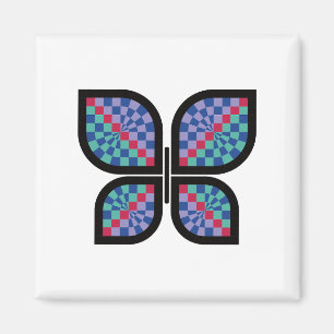 Mosaic Radiance Butterfly Magnet