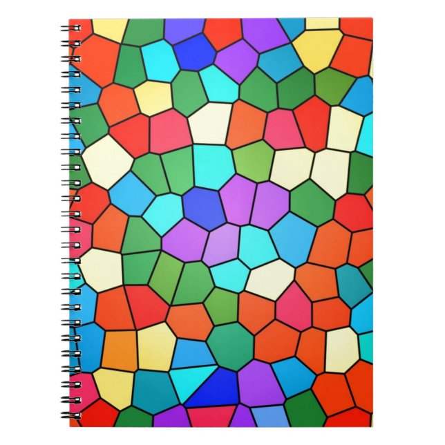 Mosaic Rainbow Notebook (Front)