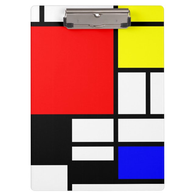 MOSAIC rectangles squares coloured I + your ideas Clipboard (Front)