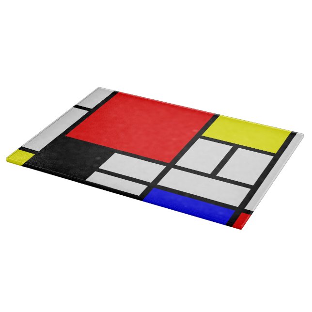 MOSAIC rectangles squares coloured I + your ideas Cutting Board (Corner)