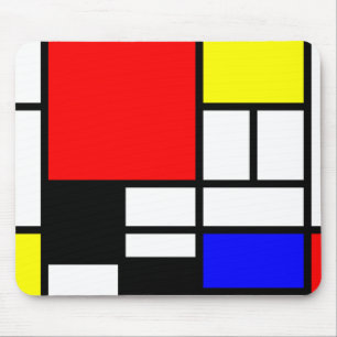 MOSAIC rectangles squares coloured I + your ideas Mouse Pad