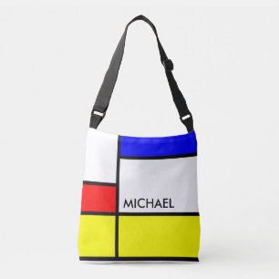 MOSAIC rectangles squares coloured II + your ideas Crossbody Bag
