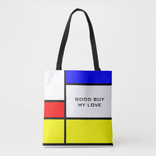 MOSAIC rectangles squares coloured II + your ideas Tote Bag