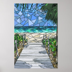 Mosaic Sea View 288 Poster