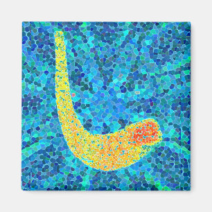 Mosaic Shofar Magnets