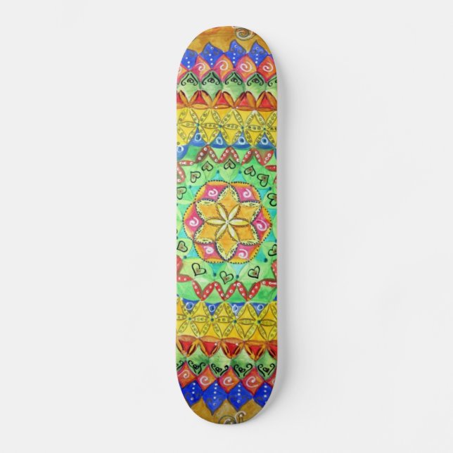 Mosaic Skateboard (Recto)