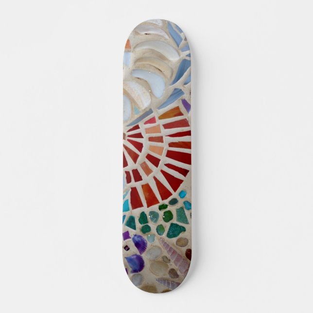 Mosaic Skateboard (Devant)