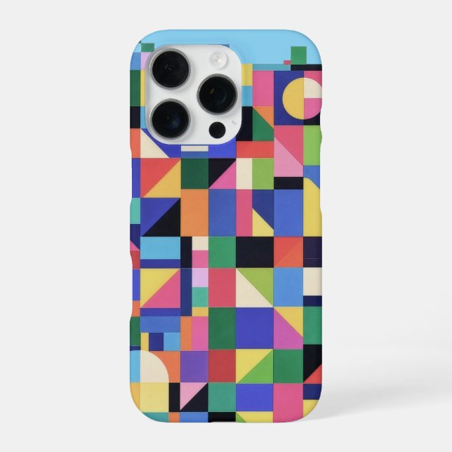 Mosaic Spectrum iPhone Case (Back)