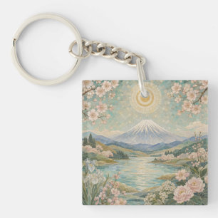 Mosaic Spring Serenity Keychain