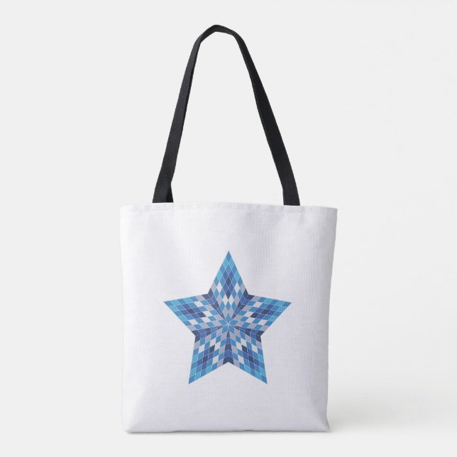 Mosaic Starburst Tote Bag (Back)