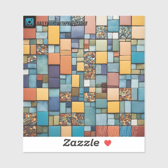 Mosaic Sticker (Sheet)